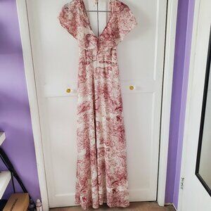 Nasty Gal animal toile dress